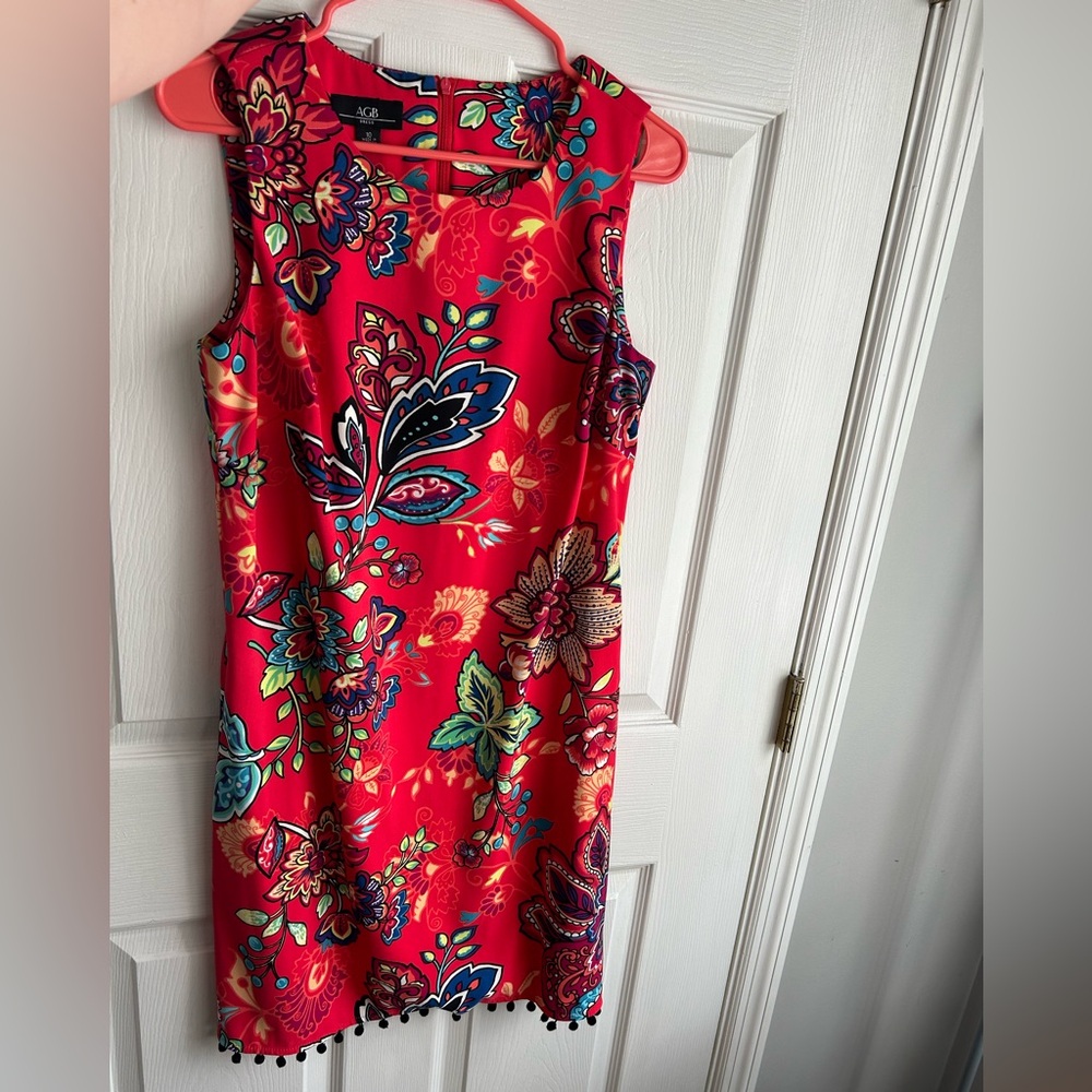AGB Colorful Sheath Dress